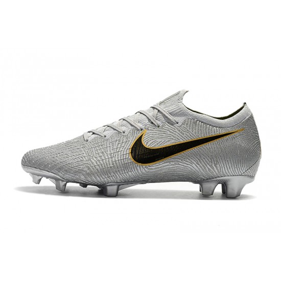 Kopačky Nike Mercurial Vapor XII Elite FG Stříbrný