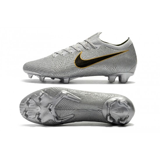 Kopačky Nike Mercurial Vapor XII Elite FG Stříbrný