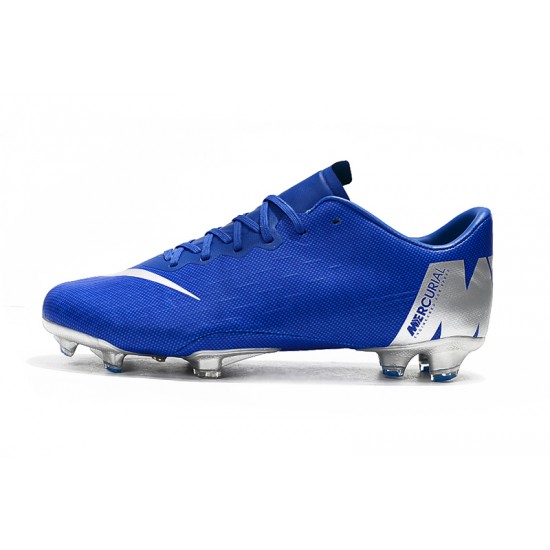 Kopačky Nike Mercurial Vapor XII PRO FG Modrý Stříbrný