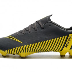 Kopačky Nike Mercurial Vapor XII PRO FG Dark Šedá Žlutá