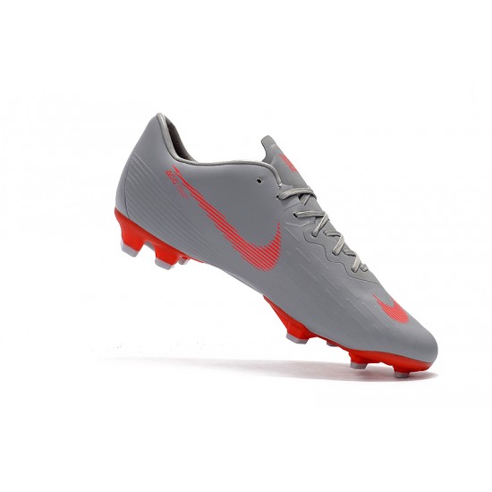 Kopačky Nike Mercurial Vapor XII PRO FG Šedá Červené