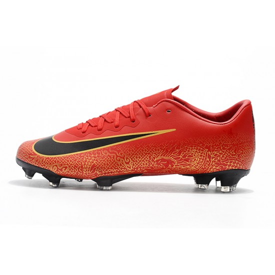 Kopačky Nike Mercurial Vapor XII PRO FG Červené