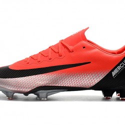 Kopačky Nike Mercurial Vapor XII PRO FG Červené Stříbrný