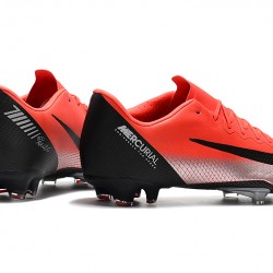 Kopačky Nike Mercurial Vapor XII PRO FG Červené Stříbrný