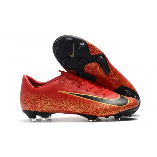 Kopačky Nike Mercurial Vapor XII PRO FG Červené