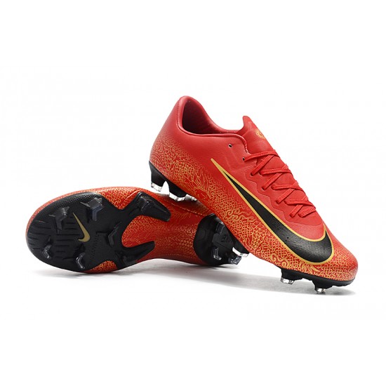 Kopačky Nike Mercurial Vapor XII PRO FG Červené