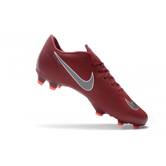 Kopačky Nike Mercurial Vapor XII PRO FG Víno Červené Šedá