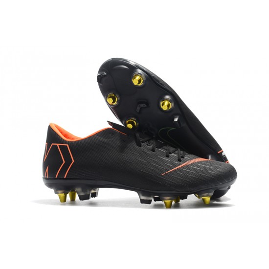 Kopačky Nike Mercurial Vapor XII PRO SG Černá oranžový