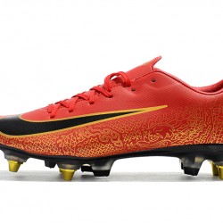 Kopačky Nike Mercurial Vapor XII PRO SG Červené Zlatý