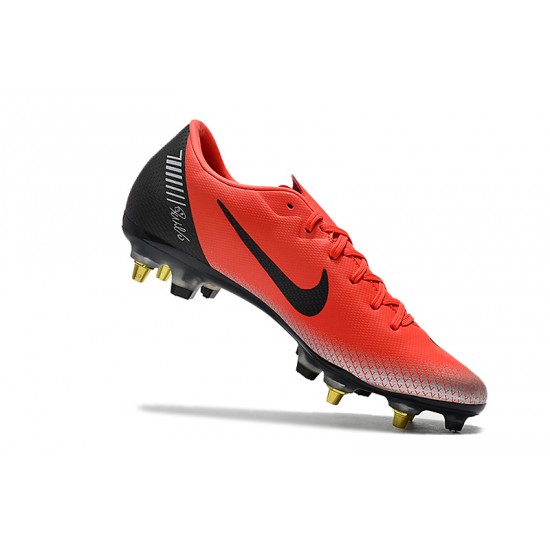 Kopačky Nike Mercurial Vapor XII PRO SG Červené Stříbrný