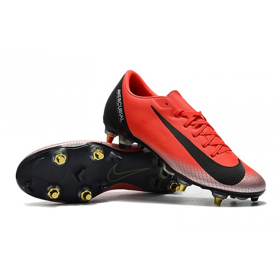 Kopačky Nike Mercurial Vapor XII PRO SG Červené Stříbrný