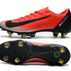 Kopačky Nike Mercurial Vapor XII PRO SG Červené Stříbrný