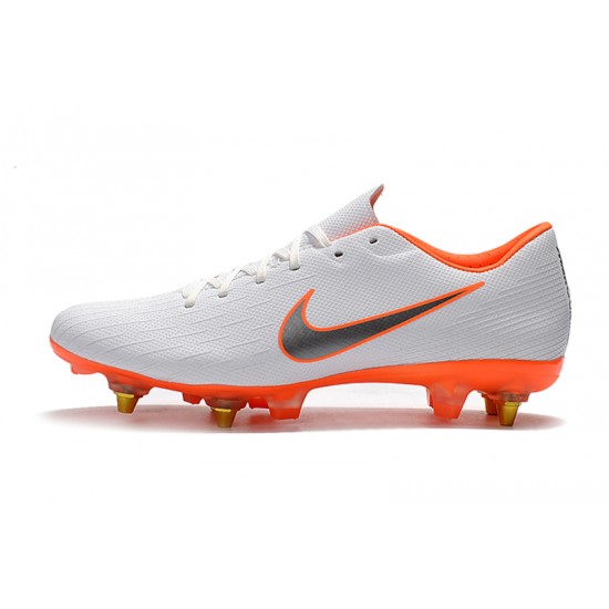 Kopačky Nike Mercurial Vapor XII PRO SG Bílý Stříbrný oranžový