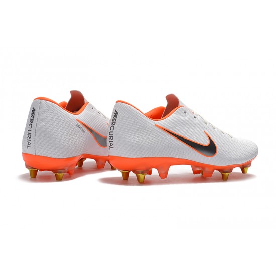 Kopačky Nike Mercurial Vapor XII PRO SG Bílý Stříbrný oranžový