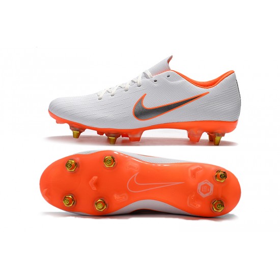 Kopačky Nike Mercurial Vapor XII PRO SG Bílý Stříbrný oranžový