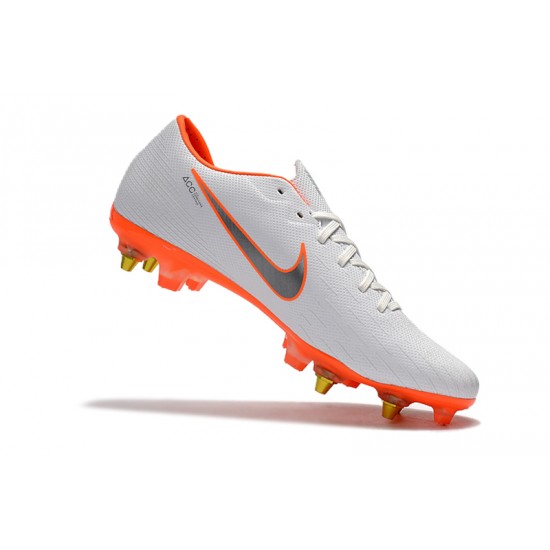 Kopačky Nike Mercurial Vapor XII PRO SG Bílý Stříbrný oranžový