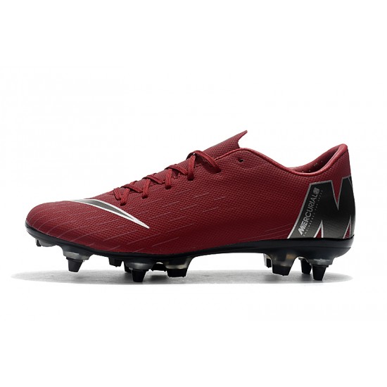 Kopačky Nike Mercurial Vapor XII PRO SG Víno Červené