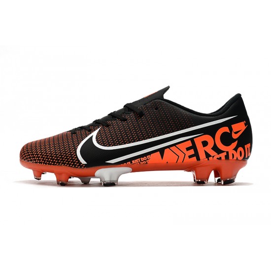 Kopačky Nike Mercurial Vapor XIII FG Černá oranžový