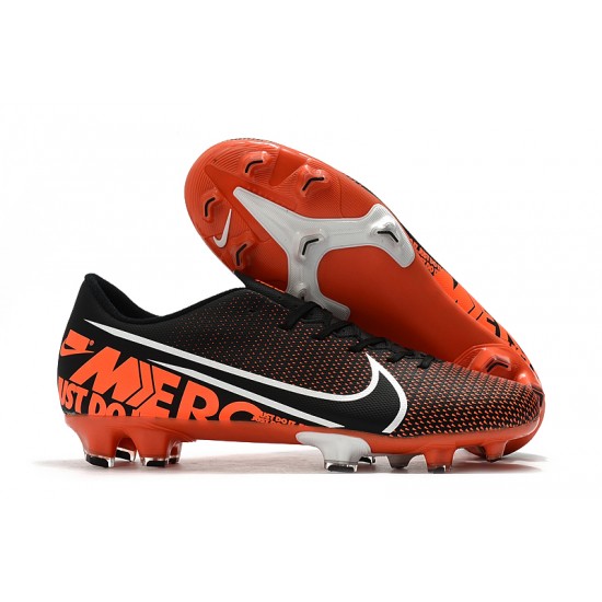 Kopačky Nike Mercurial Vapor XIII FG Černá oranžový