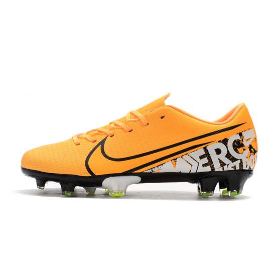 Kopačky Nike Mercurial Vapor XIII FG oranžový