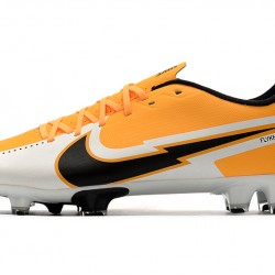 Kopačky Nike Mercurial Vapor XIII FG oranžový Bílý Černá