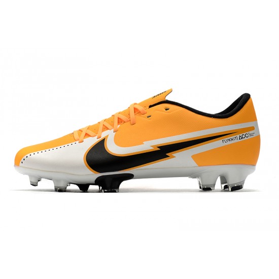 Kopačky Nike Mercurial Vapor XIII FG oranžový Bílý Černá