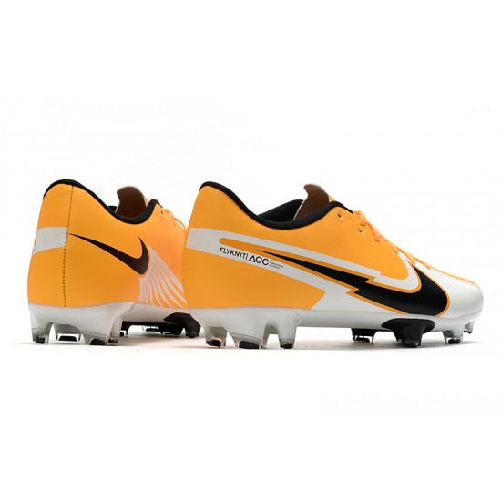 Kopačky Nike Mercurial Vapor XIII FG oranžový Bílý Černá