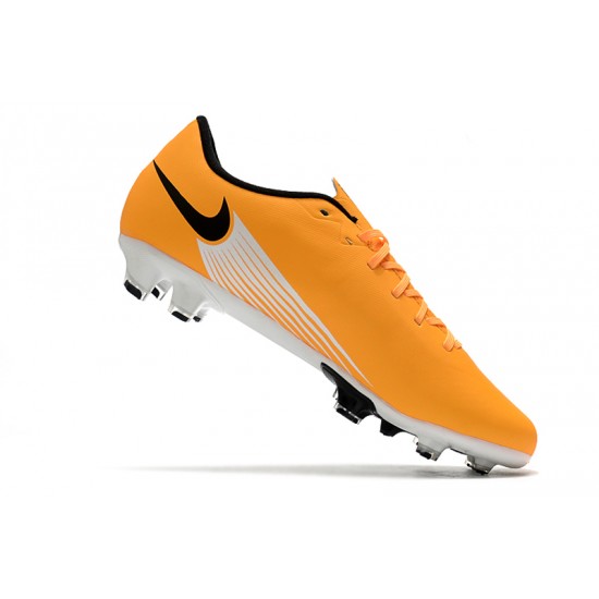 Kopačky Nike Mercurial Vapor XIII FG oranžový Bílý Černá