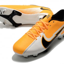 Kopačky Nike Mercurial Vapor XIII FG oranžový Bílý Černá