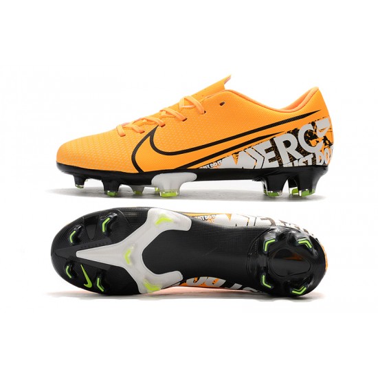 Kopačky Nike Mercurial Vapor XIII FG oranžový