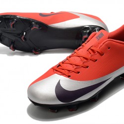 Kopačky Nike Mercurial Vapor XIII FG Červené Stříbrný