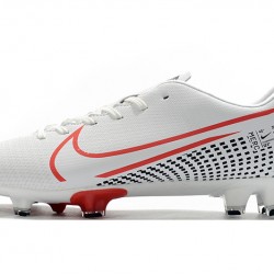 Kopačky Nike Mercurial Vapor XIII FG Bílý Červené