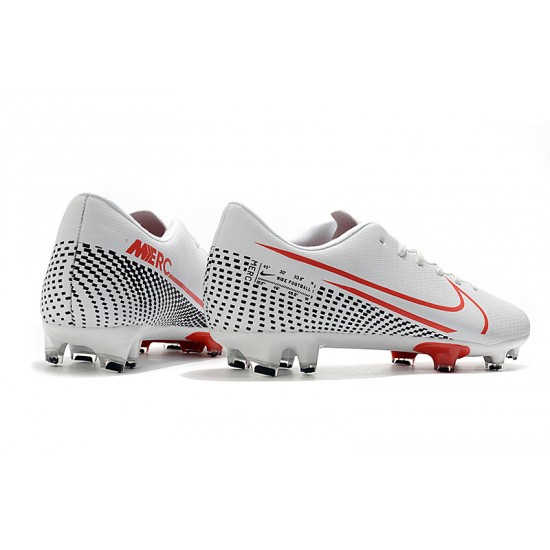 Kopačky Nike Mercurial Vapor XIII FG Bílý Červené