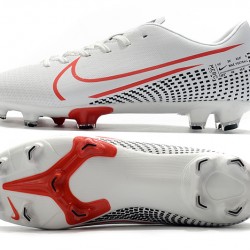 Kopačky Nike Mercurial Vapor XIII FG Bílý Červené