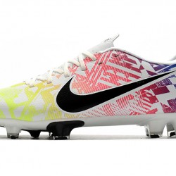 Kopačky Nike Mercurial Vapor XIII FGf Bílý Růžový Modrý