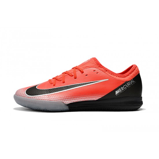 Kopačky Nike Mercurial VaporX VII Pro IC Červené Stříbrný