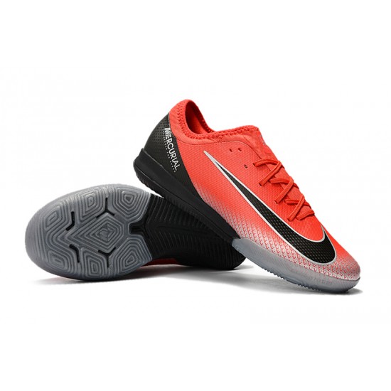 Kopačky Nike Mercurial VaporX VII Pro IC Červené Stříbrný