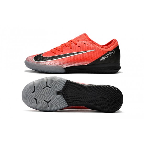 Kopačky Nike Mercurial VaporX VII Pro IC Červené Stříbrný