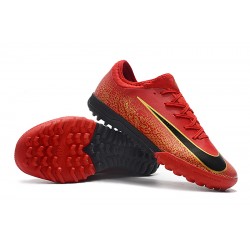 Kopačky Nike Mercurial VaporX VII Pro TF Červené Zlatý