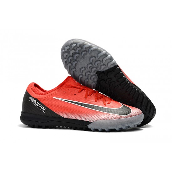 Kopačky Nike Mercurial VaporX VII Pro TF Červené Stříbrný