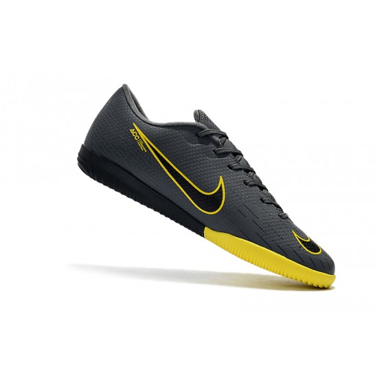 Kopačky Nike Mercurial VaporX XII Academy IC Dark Šedá Žlutá