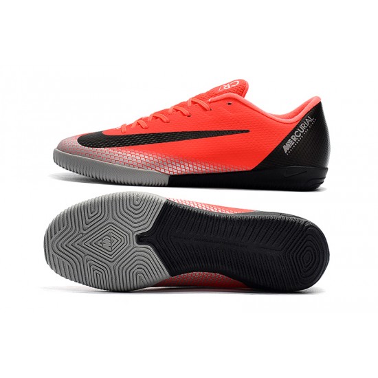 Kopačky Nike Mercurial VaporX XII Academy IC Červené Stříbrný Černá