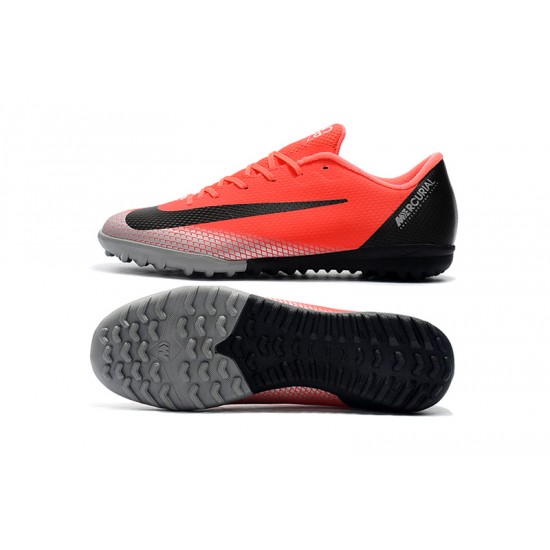 Kopačky Nike Mercurial VaporX XII Academy TF Červené Stříbrný