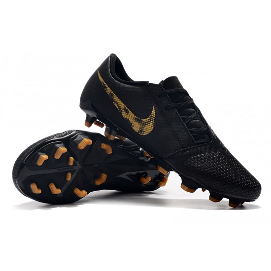 Kopačky Nike Phantom VNM Elite FG Černá Zlatý