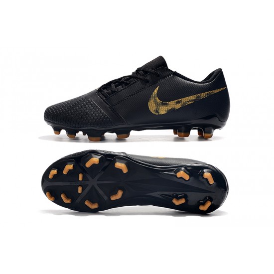 Kopačky Nike Phantom VNM Elite FG Černá Zlatý