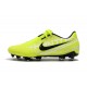 Kopačky Nike Phantom VNM Elite FG Neon Zelená Bílý Černá