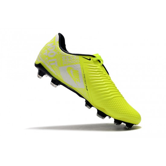 Kopačky Nike Phantom VNM Elite FG Neon Zelená Bílý Černá