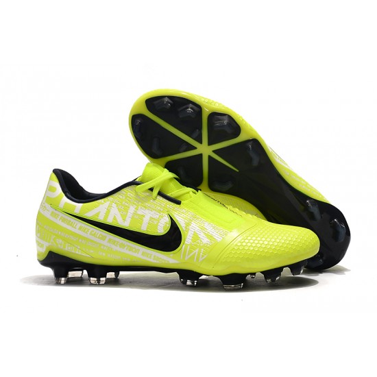 Kopačky Nike Phantom VNM Elite FG Neon Zelená Bílý Černá