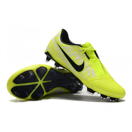 Kopačky Nike Phantom VNM Elite FG Neon Zelená Bílý Černá