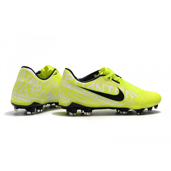 Kopačky Nike Phantom VNM Elite FG Neon Zelená Bílý Černá